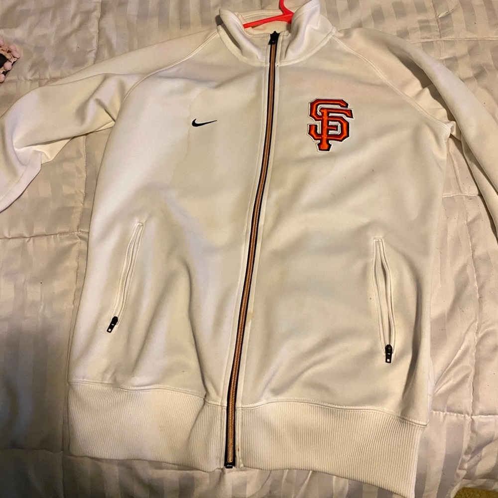 Giants White Nike Sweater